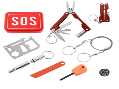 3.74"" Xtreme Outdoor tools  Survival kit (XTR-HKN123)