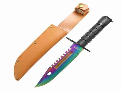 13″ Multi Color Blade  MystBlade Survival Knife