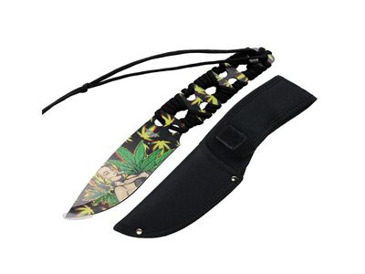10″ LeafKiss Hunter Knife – Girl & Leaves Design 