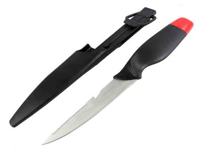 7.5″ FireFang Tactical Knife – Red/Black Handle